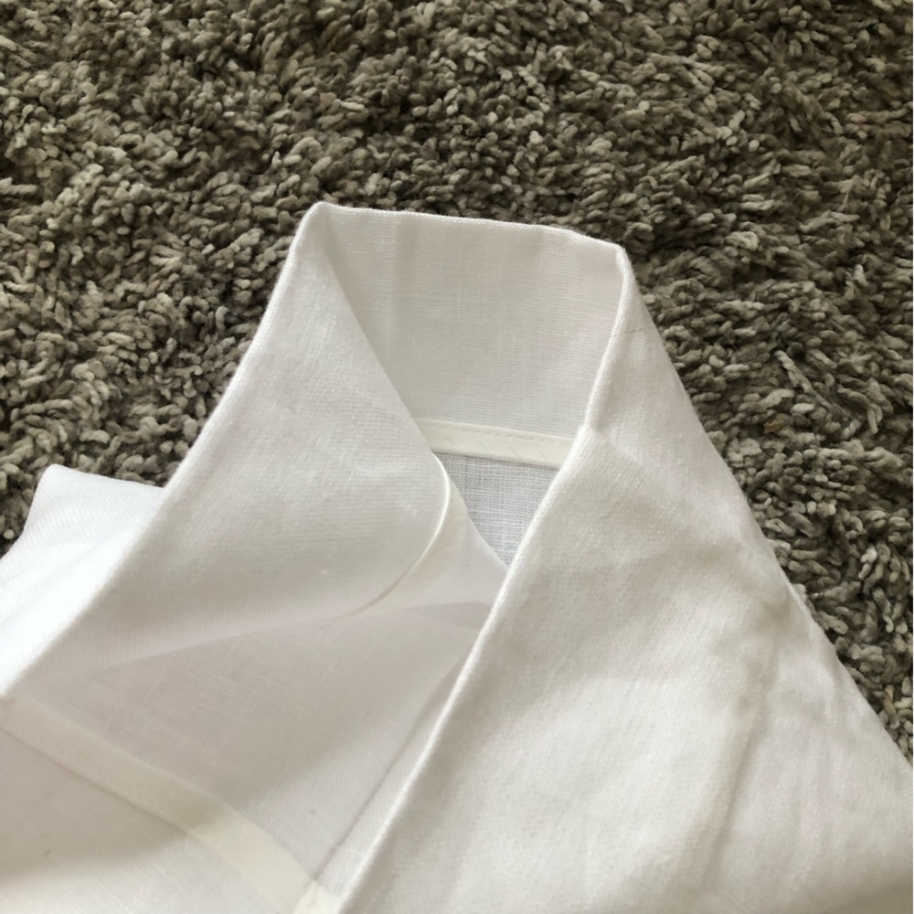Reformation Alex Linen Pant - White - Picture 6 of 7